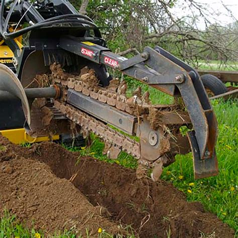 diy trencher for skid steer|trenching attachment for skid steer.